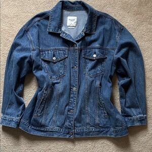 Abercrombie & Fitch Oversized Denim Jacket